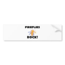 Fireflies Rock bumper stickers by AnimalShirts Fireflies Rock bumper stickers