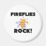 Fireflies Rock Magnet