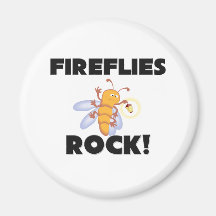 Fireflies Rock Magnet