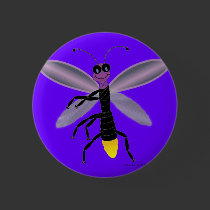 Firefly at Dusk Button