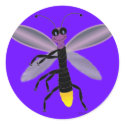Firefly at Dusk Sticker