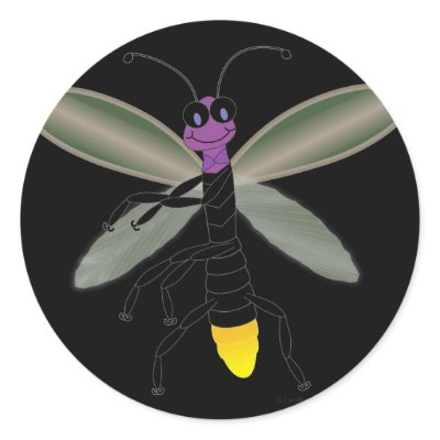 Firefly at Night Sticker by rclord