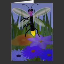 Firefly Dancing on Flowers cards