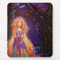 Firefly Faery - Mouse Mat mousepads by SusanRodio Firefly Faery - Mouse Mat mousepads