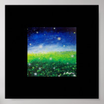 Firefly Fields Poster Print posters