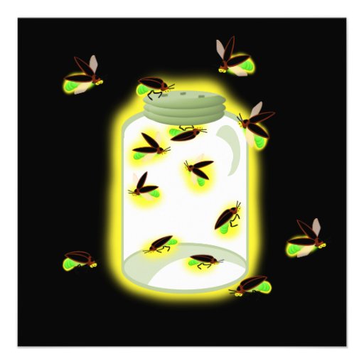 Firefly Frolic Birthday Invitation