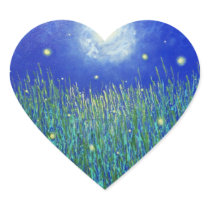 Firefly Heart Sticker