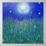 Firefly Moon Print