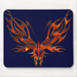 FireFly Red Flame Butterfly Design Mousepads