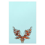 FireFly Red Flame Butterfly Design Custom Stationery