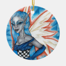 Firefly Round Ornament