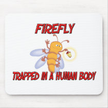 Firefly trapped in a human body mouse mats