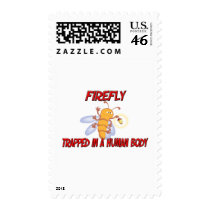 Firefly trapped in a human body postage