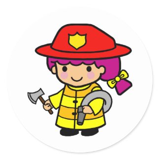 Firegirl sticker