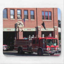 Firehouse and Engine mousepads by APeach Firehouse and Engine mousepads