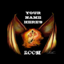 Firelight Personalised Door Poster (HUGE) posters