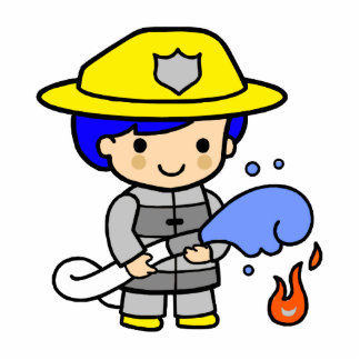 Fireman 2 acrylic cut out
