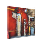 Fireman - An Assortment of Nozzles Stretched Canvas Print
