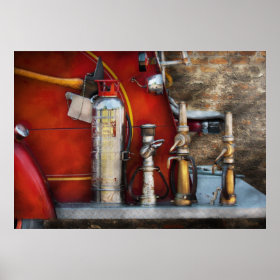 Fireman - An Assortment of Nozzles Posters