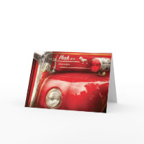 Fireman - An old fire truck cards by suburbanscenes Fireman - An old fire truck cards