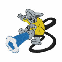 Fireman and Hose embroidered shirts