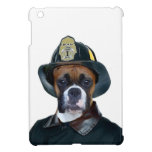 Fireman Boxer dog ipad Mini Case