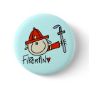 Fireman Button by stick_figures Fireman Button