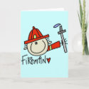 Fireman Card card