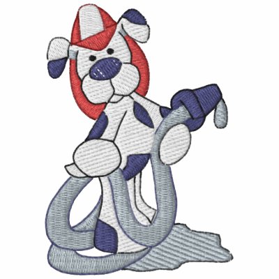 Fireman Dalmatian Polo by Embroidery4U