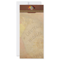 Fireman - Everyone loves red Custom Rack Card