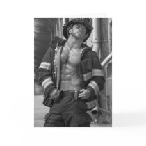 Fireman Firefighter Greeting Card
