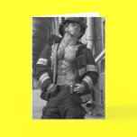Fireman Firefighter Greeting Card