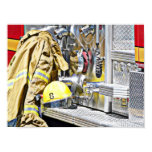 Fireman Gear and Truck posters