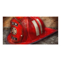 Fireman - Hat - A childhood dream Picture Card