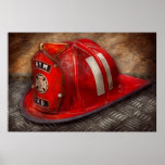 Fireman - Hat - A childhood dream Print