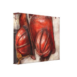 Fireman - Hat - Old fashioned fire hats Stretched Canvas Prints