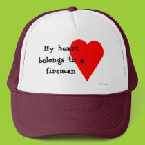 Fireman Heart Hat hats