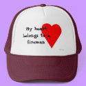 Fireman Heart Hat
