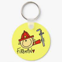 Fireman Keychain
