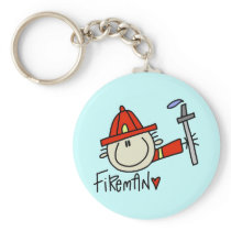 Fireman Keychain
