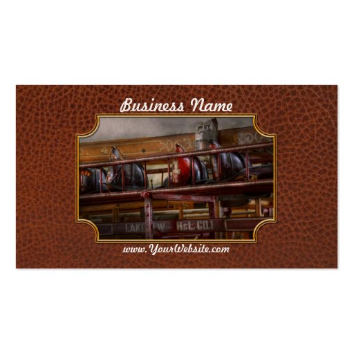 Fireman - Ladder Company 1 Business Card (front side)