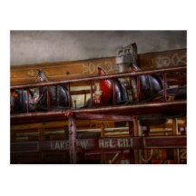 Fireman - Ladder Company 1 Post Card