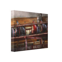 Fireman - Ladder Company 1 Stretched Canvas Print