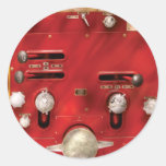 Fireman - Lever's and Valves Round Stickers
