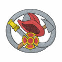 Fireman Logo embroidered shirts by ZazzleEmbroidery Fireman Logo embroidered shirts