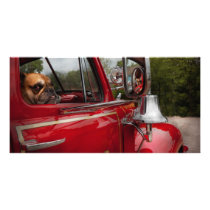 Fireman - Mack Personalized Photo Card