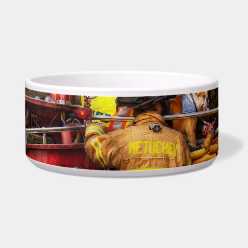 Fireman - Metuchen Fire Department Dog Food Bowl