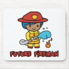 standard_mousepad - A cute cartoon fireman dude to express a future fireman ambition.