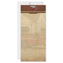 Fireman - Newark fire company Custom Rack Card