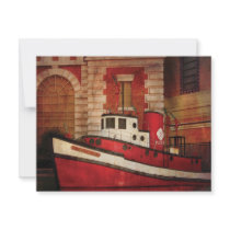 Fireman - NY - The fire boat invitations by suburbanscenes Fireman - NY - The fire boat invitations